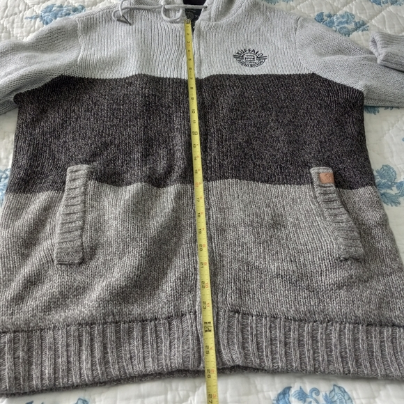 Buffalo David Bitton Lined Sweater with Hood - NWOT - Picture 6 of 13